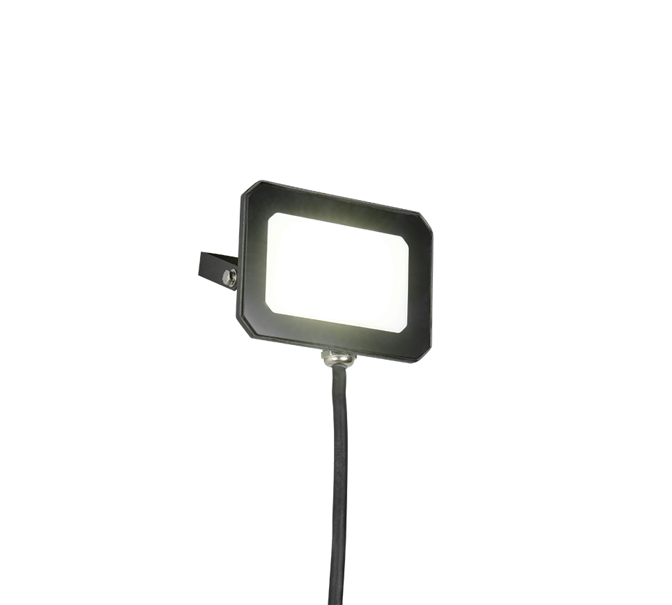 Funchal LED wall lamp 11,5 cm matt black 4000K — R23346132