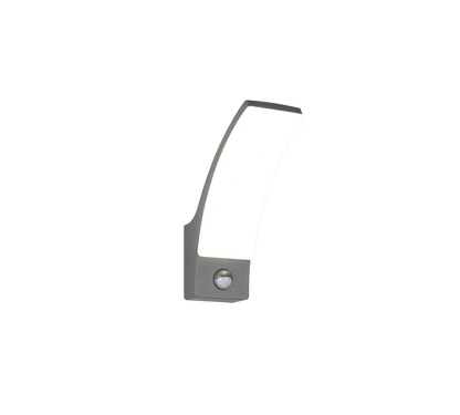 Beja LED wall lamp anthracite motion sensor — R23359142