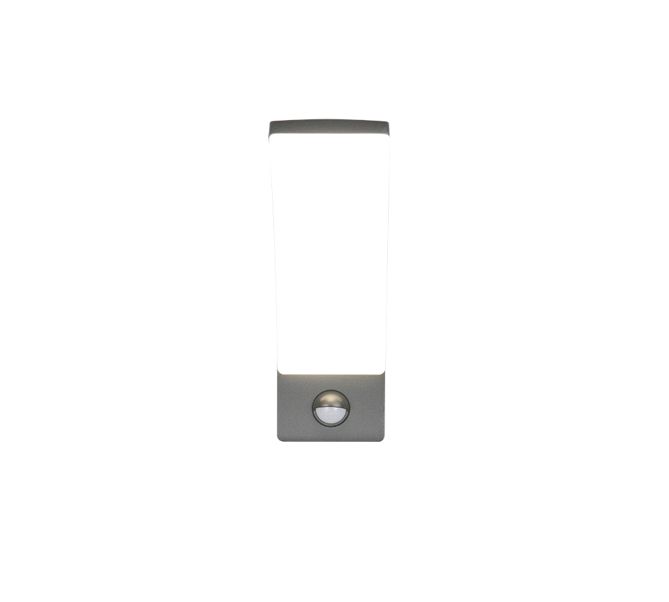 Beja LED wall lamp anthracite motion sensor — R23359142