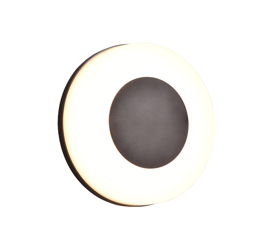 Morena LED wall lamp matt black/white — R24246132