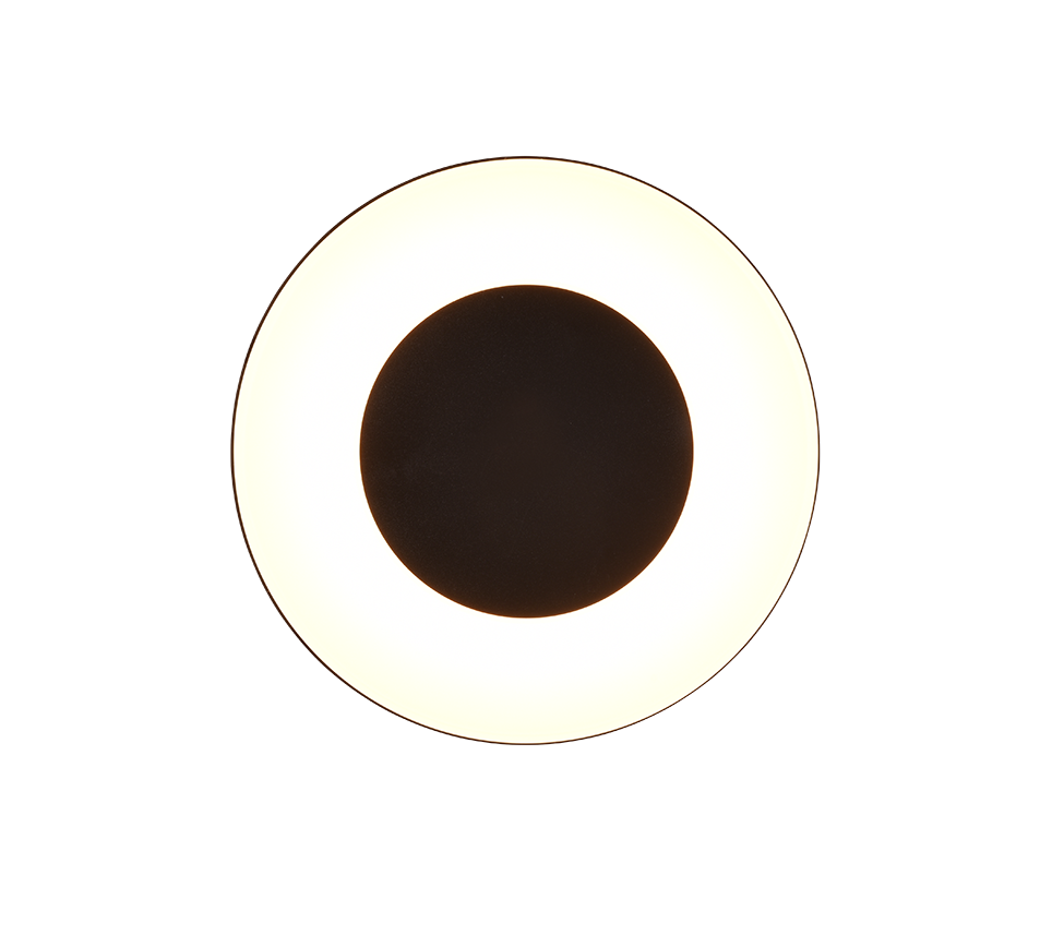 Morena LED wall lamp matt black/white — R24246132