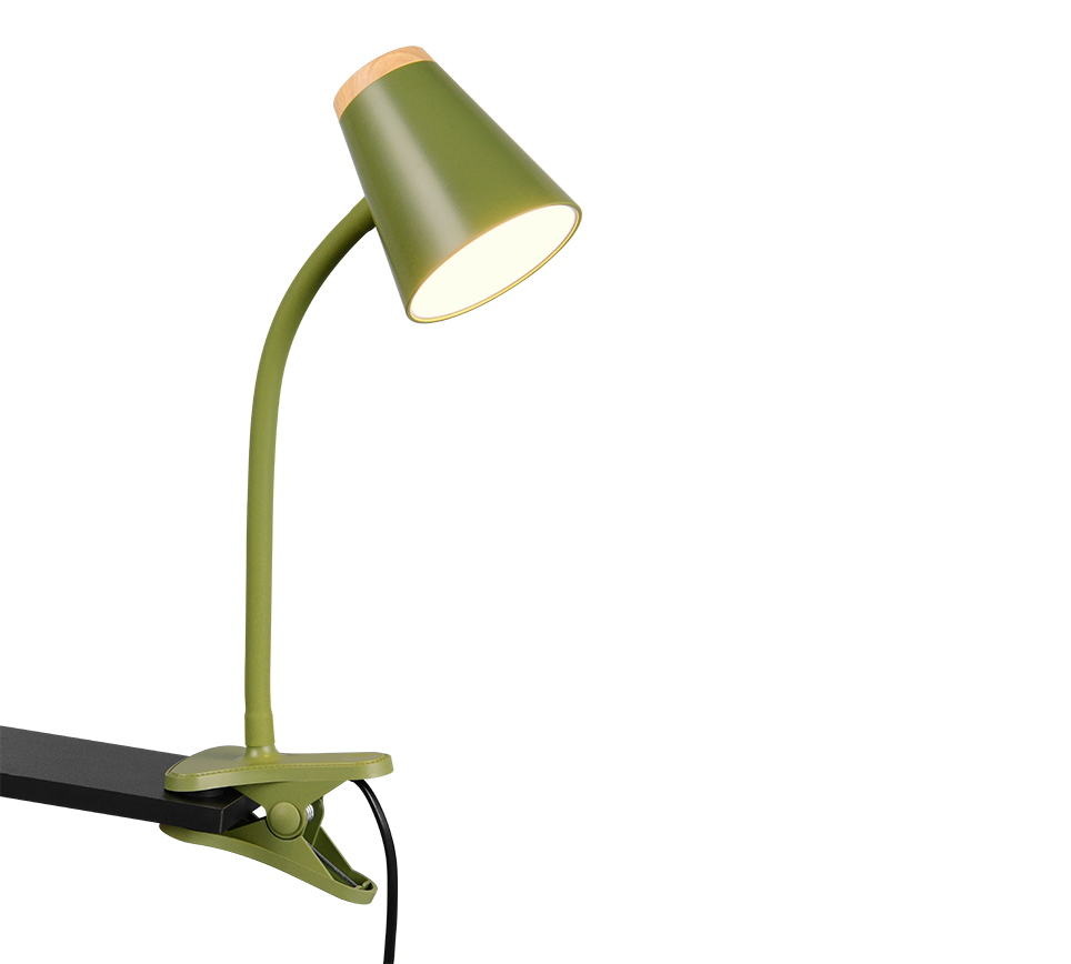 Pongo LED clamping lamp green — R25831115