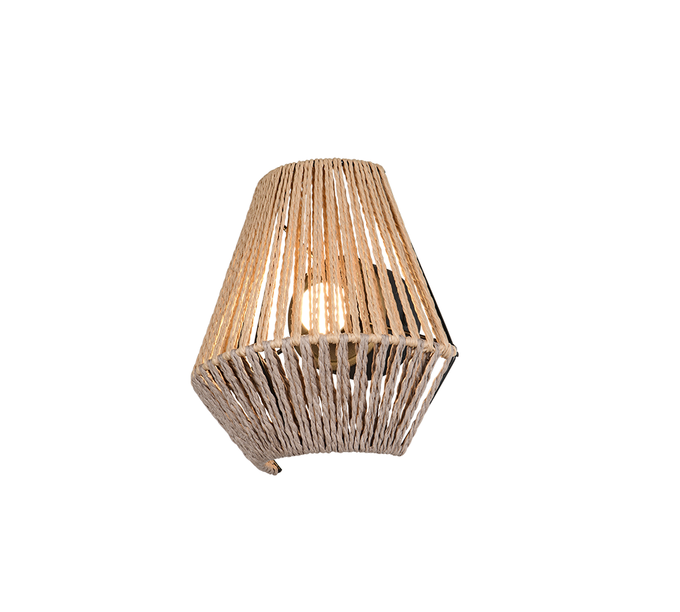 Lira LED wall lamp light brown rechargeable — R25991126