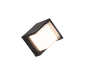 Puno LED wall lamp square matt black — R27026132