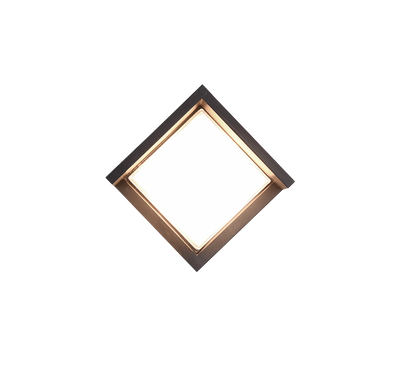 Puno LED wall lamp square matt black — R27026132