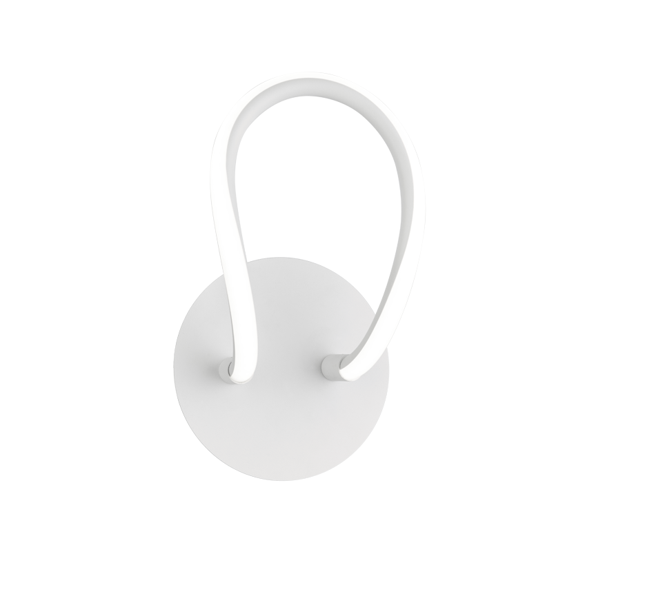 Bologna LED wall lamp matt white 4000K — R27051131