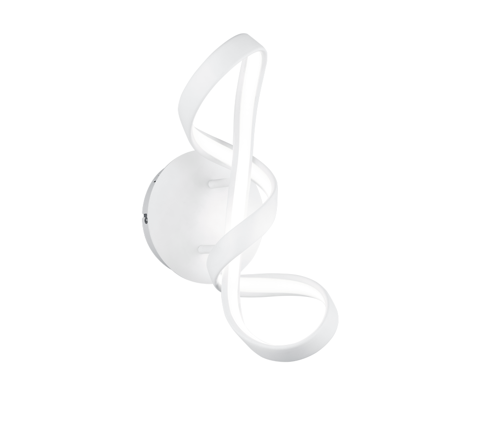 Perugia LED wall lamp matt white 4000K — R27091131