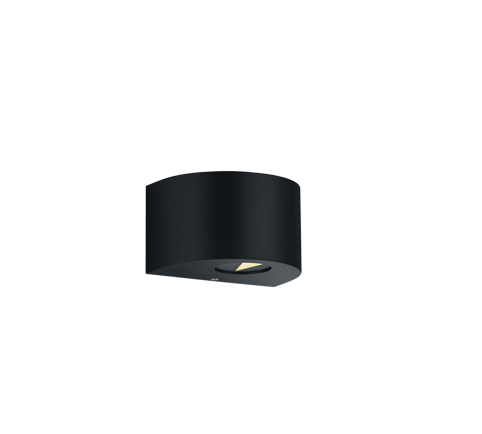 Rosario LED wall lamp matt black — R28232632