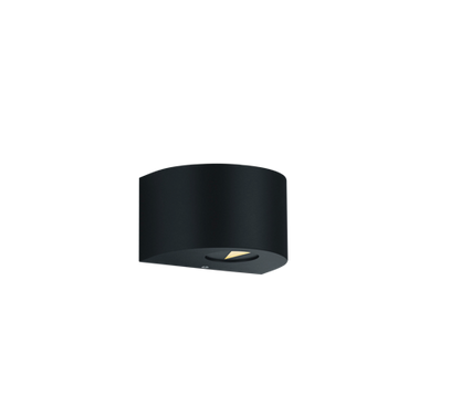 Rosario LED wall lamp matt black — R28232632