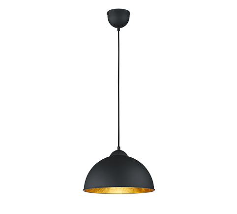 Jimmy pendant E27 black/gold — R30121002