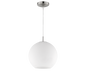 Moon pendant 30 cm E27 brushed steel — R30153007
