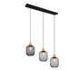 Calimero pendant 3-pc E27 matt black — R30563032
