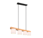 Cameron pendant 4-pc E14 white/wood — R30654001