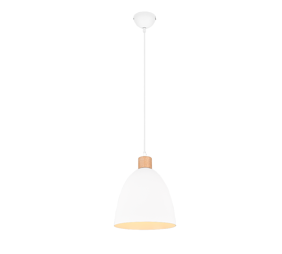 Jagger pendant 25 cm E27 matt white — R30681031