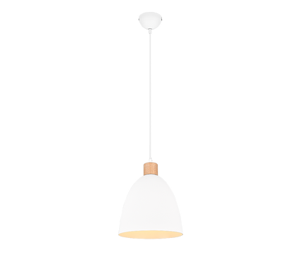 Jagger pendant 25 cm E27 matt white — R30681031