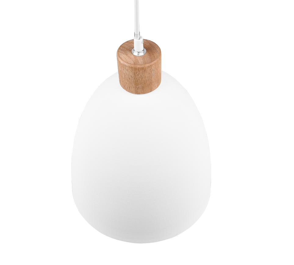 Jagger pendant 25 cm E27 matt white — R30681031