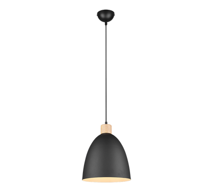 Jagger pendant 25 cm E27 matt black — R30681032