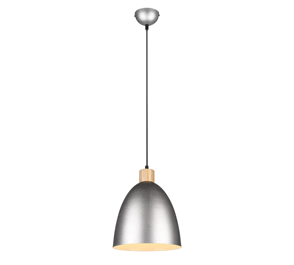 Jagger pendant 25 cm E27 antique steel — R30681067