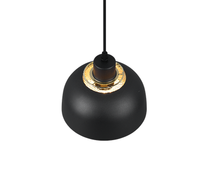 Punch pendant 18 cm E27 matt black — R30811032