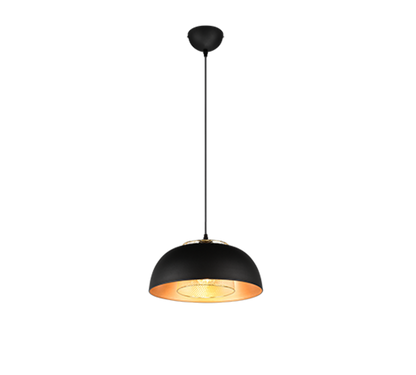 Punch pendant 35 cm E27 matt black — R30811932