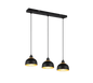 Punch pendant 3-pc E27 matt black — R30813032