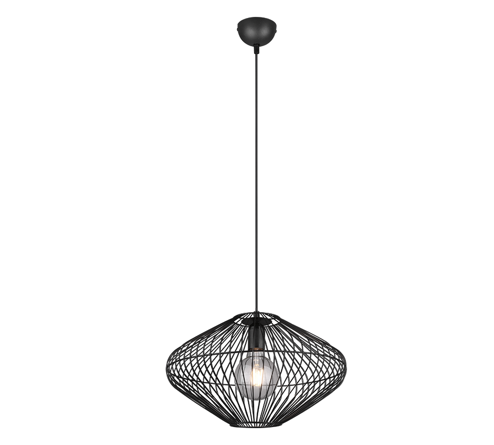 Cobain pendant E27 matt black — R30831032