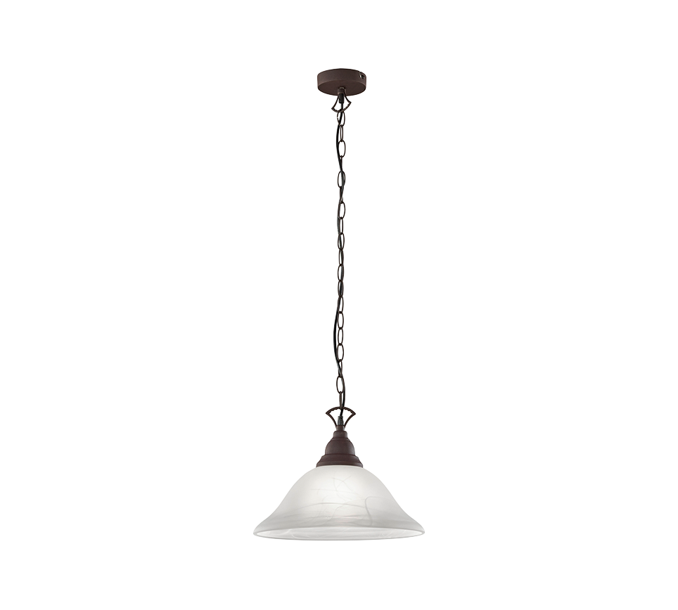 Country pendant 1-pc E27 rustic — R30871024