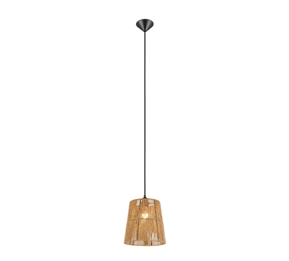 Holm pendant E27 brown/paper yarn — R31041026