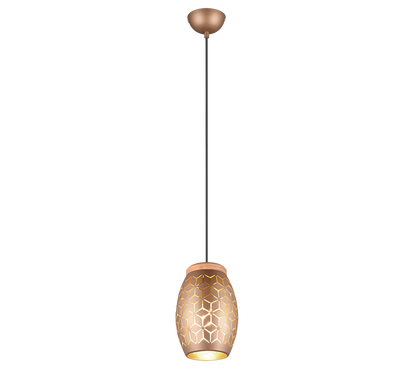 Bidar pendant 1-pc E27 coffee brown — R31571065
