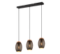 Bidar pendant 3-pc E27 black/gold — R31573080