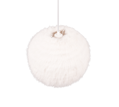 Furry pendant 35 cm E27 sand white — R31581001