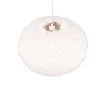 Furry pendant 50 cm E27 sand white — R31581901