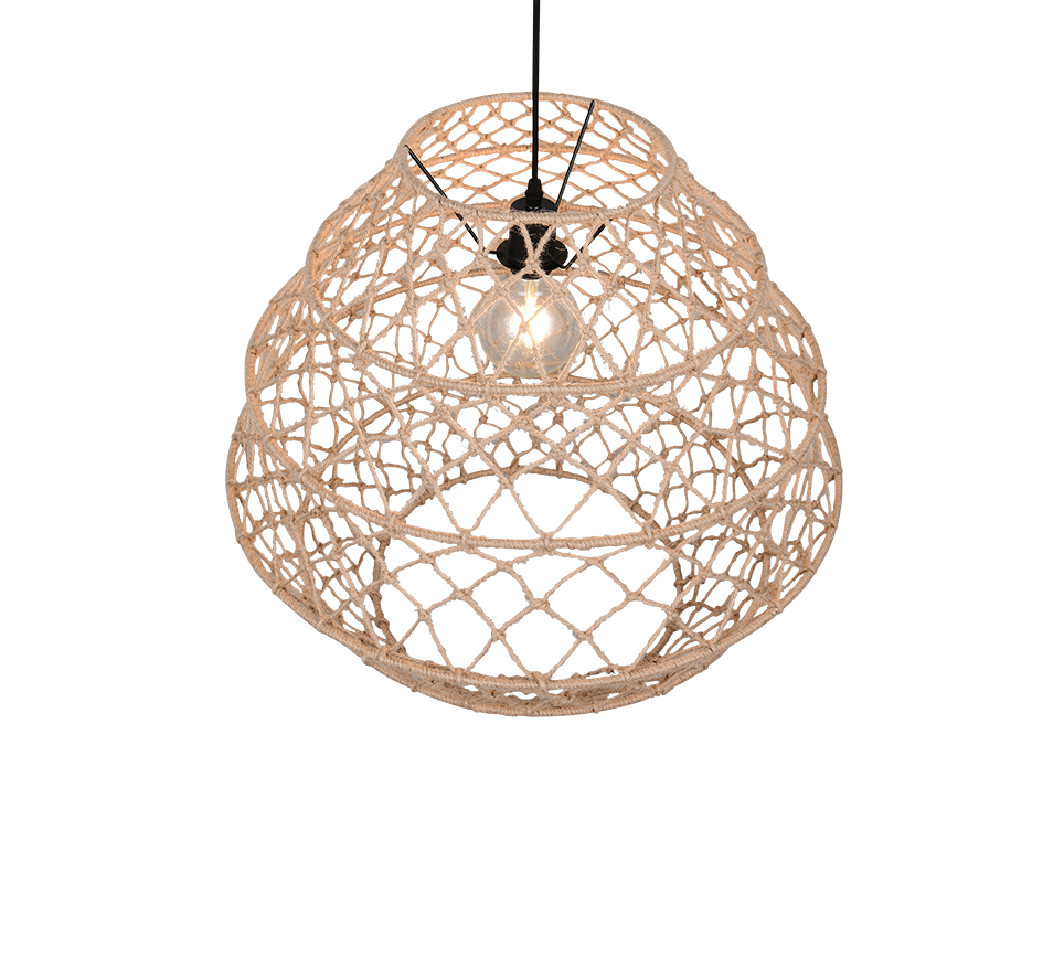 Hive pendant 60 cm E27 natural color/hemp — R31681036