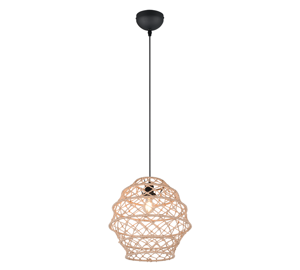 Hive pendant 38,5 cm E27 natural color/hemp — R31681936