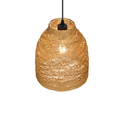 Joeline pendant 25 cm E27 brown/paper yarn — R31731026