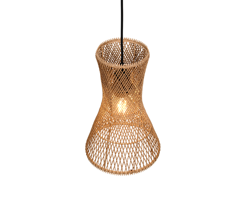 Bijou pendant E27 brown/paper yarn — R31831026