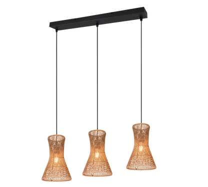 Bijou pendant 3-pc E27 brown/paper yarn — R31833026