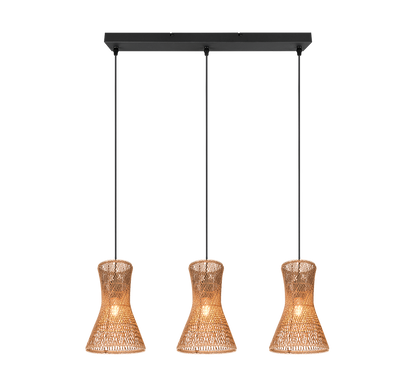 Bijou pendant 3-pc E27 brown/paper yarn — R31833026