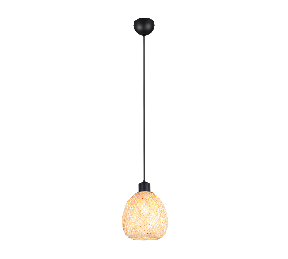 Amelie pendant E27 natural color/bamboo — R31941036