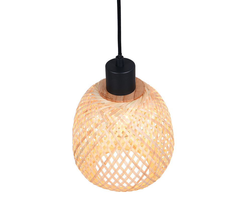 Amelie pendant E27 natural color/bamboo — R31941036