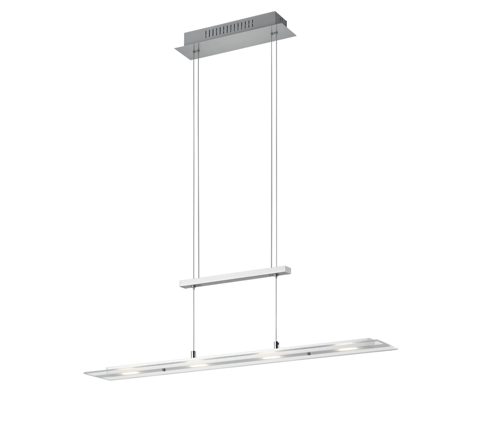 Milos LED pendant brushed steel — R32004107
