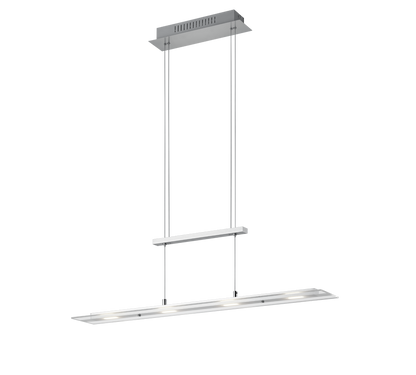 Milos LED pendant brushed steel — R32004107