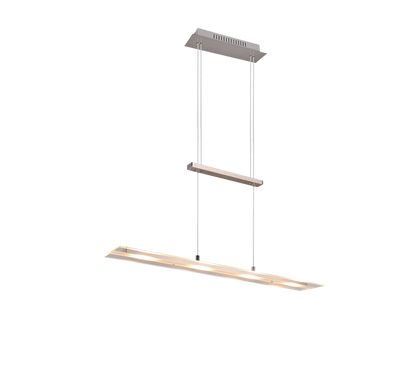 Milos LED pendant brushed steel — R32004107