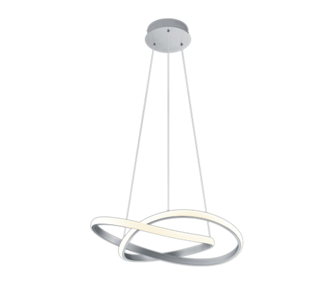Course LED pendant brushed steel — R32051107