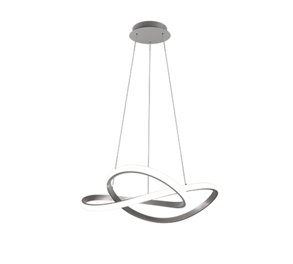 Course LED pendant brushed steel 4000K — R32051407