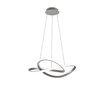 Course LED pendant brushed steel 4000K — R32051407