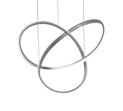 Course LED pendant brushed steel 4000K — R32051407