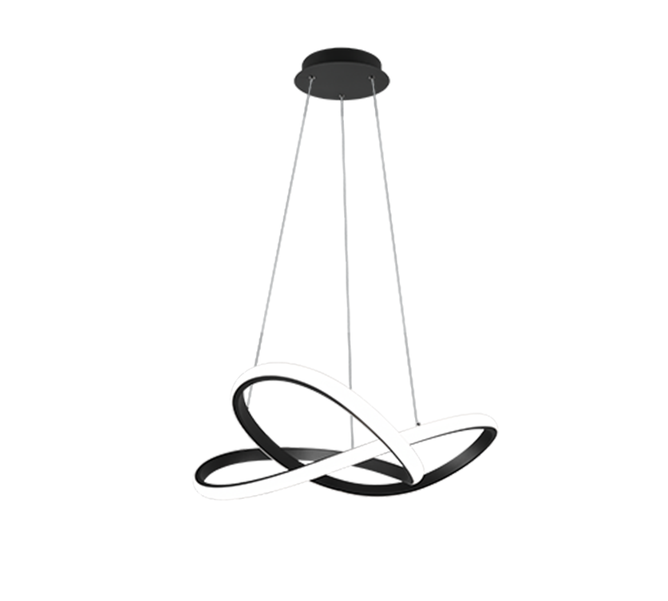 Course LED pendant matt black 4000K — R32051432