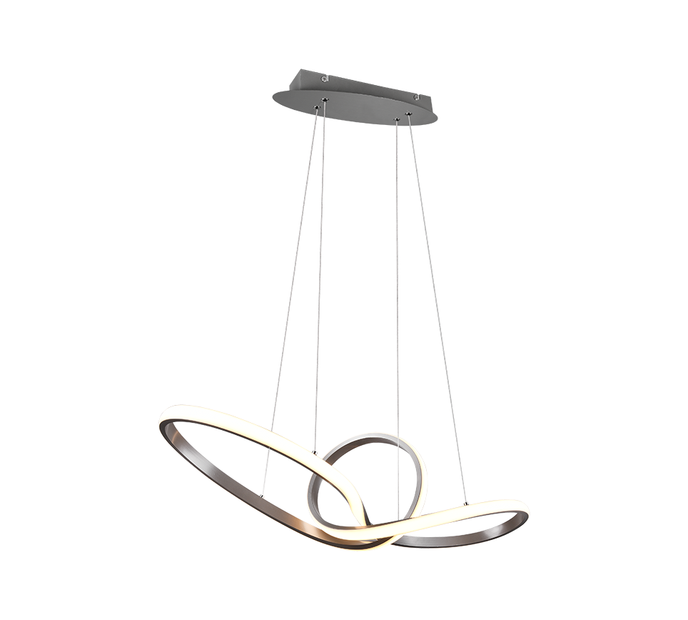 Sansa LED pendant brushed steel — R32751107
