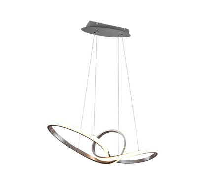 Sansa LED pendant brushed steel — R32751107